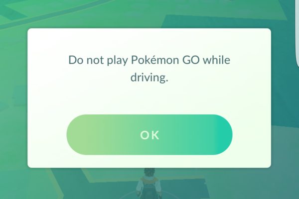 Yes, people were driving and playing Pokémon GO. Accidents waiting to happen, but other people could get hurt, so this is a sensible step.